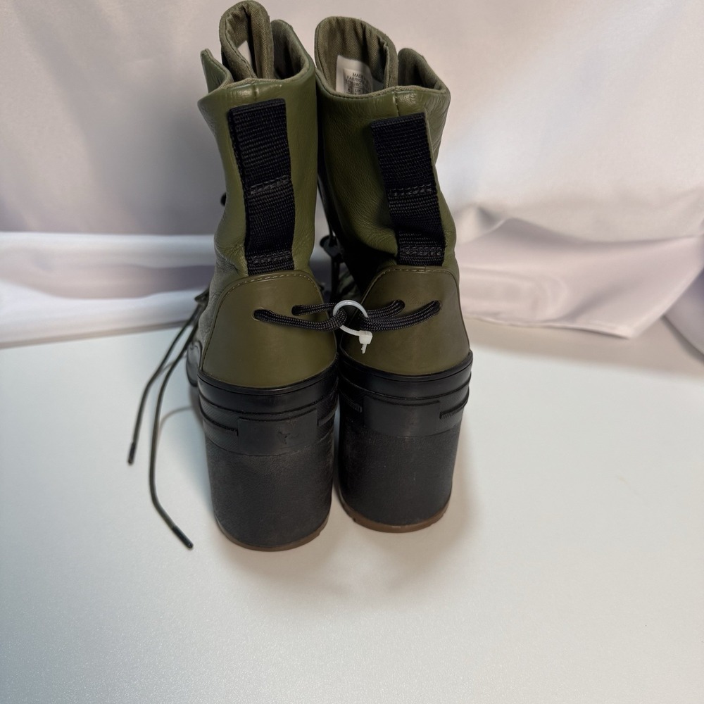 Converse Chuck Taylor Women Size 6.5 All Star Platform Boots Moss Green GR82 - Picture 4 of 11